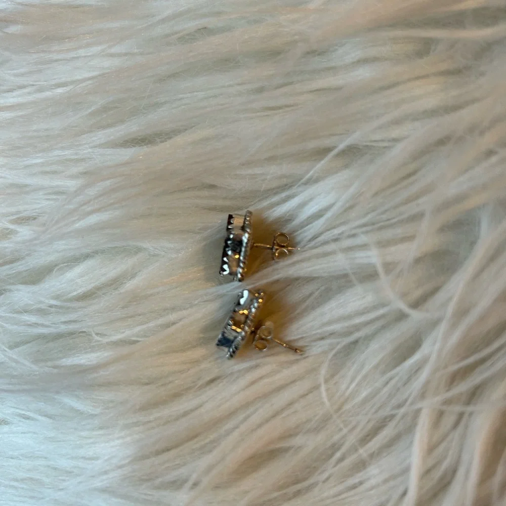 Sterling Silver Wild Horse Star Post Earrings - Picture 3 of 4